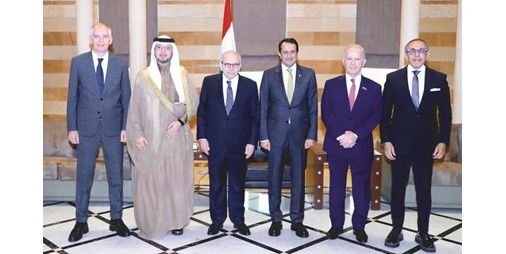 «الخماسية» من السرايا: خطوات لبنان مشجعة في حصر السلاح