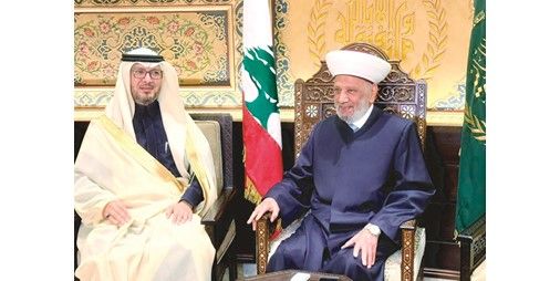 المفتي دريان والسفير بخاري: لا خلاص للبنان إلا بحصر السلاح ودعم العهد والحكومة