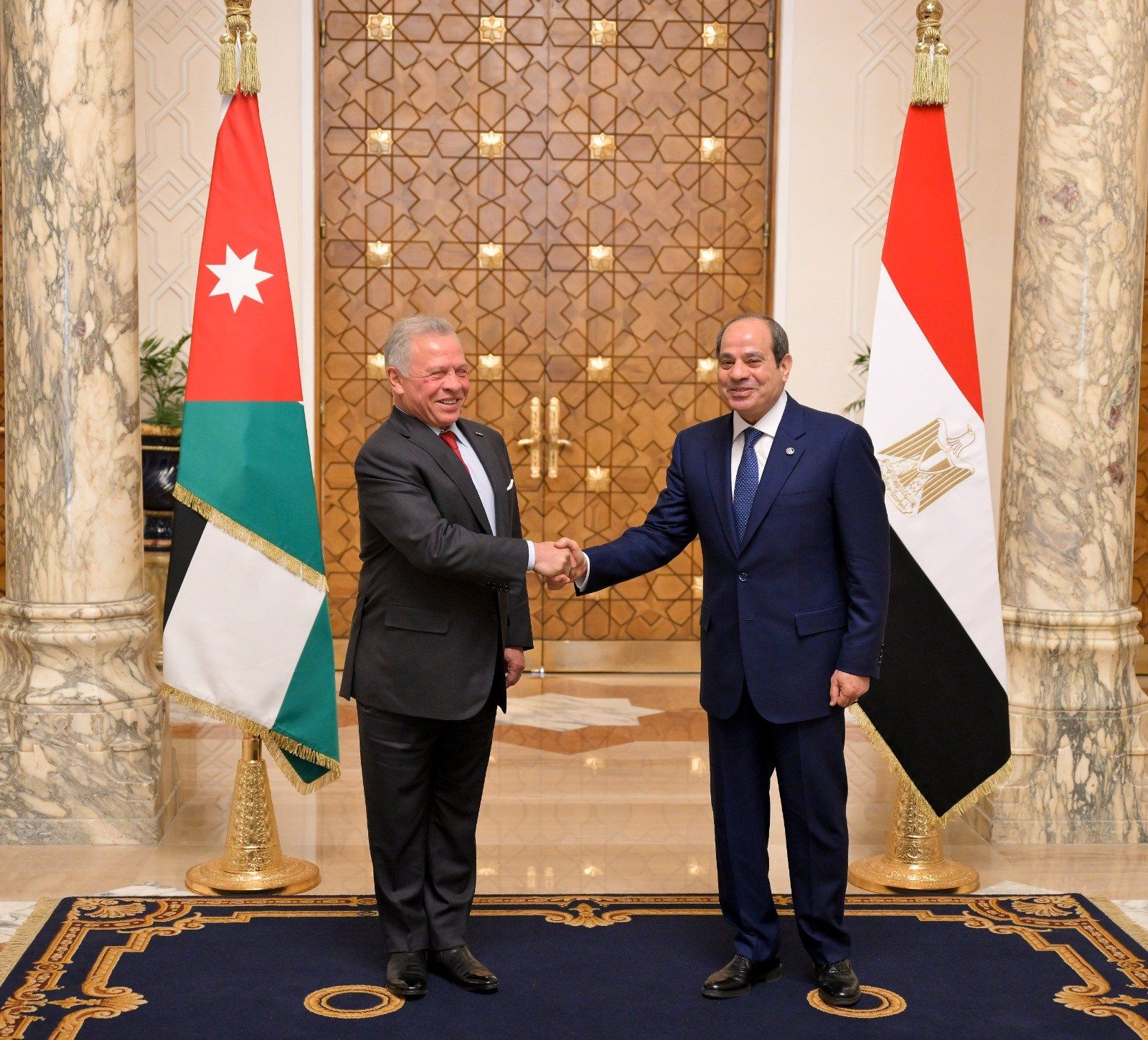 الرئيس السيسى وملك الأردن (4) الرئيس السيسى وملك الأردن (4)