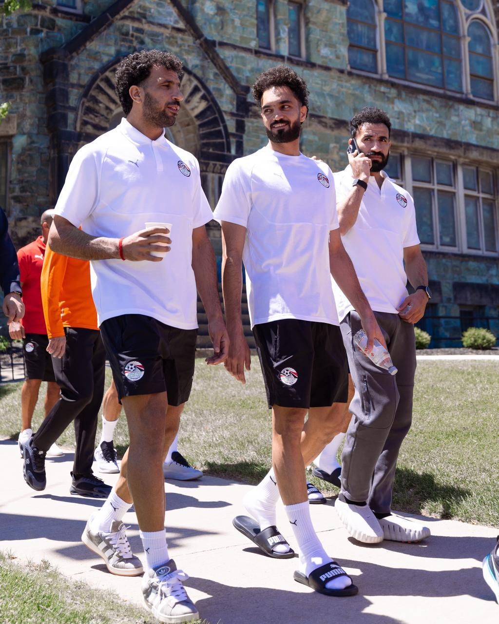 جولة سير للاعبى منتخب مصر في أمريكا (4)