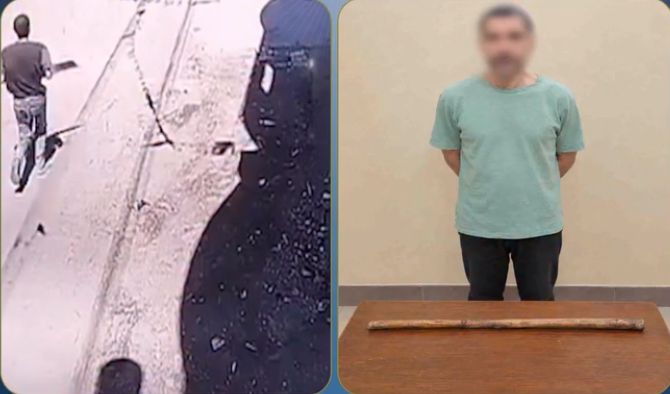 ضبط شخص بالتعدي على الأهالي بالبحيرة