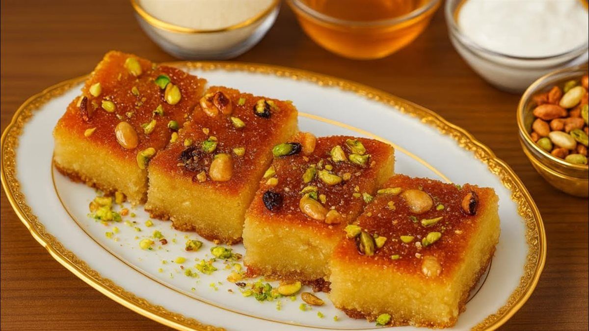 طريقة تقديم الهريسة