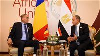 وزير الخارجية يلتقي نظيره التشادي الجديد على هامش منتدى العلمين أفريقيا