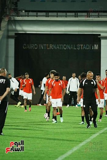 جهاز المنتخب يتابع المران الأخير قبل مباراة جنوب أفريقيا
