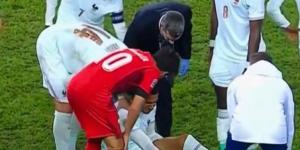لحظة إصابة كيليان مبابي أمام تركيا بعد تسجيل هدف فرنسا