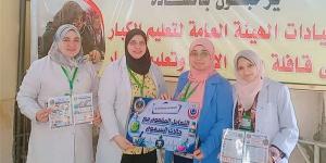 الصحة تشارك في حملة «الدقهلية بلا أمية» برسائل توعوية