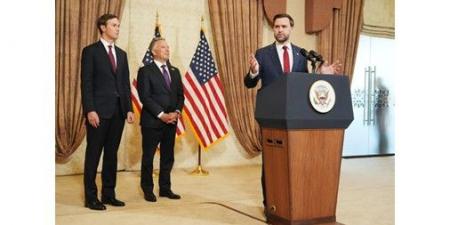 نائب
الرئيس
الأميركي
عن
محادثات
إسلام
آباد:
تفاوضنا
بحسن
نية
لكن
لم
يقبلوا
بشروطنا..
وباكستان
تتعهد
بمواصلة
تيسير
الحوار
بين
واشنطن
وطهران