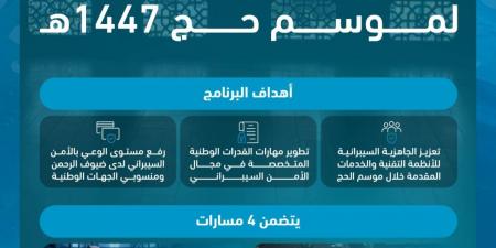 الهيئة الوطنية للأمن السيبراني تواصل تنفيذ «برنامج تعزيز الأمن السيبراني لموسم حج 1447هـ»