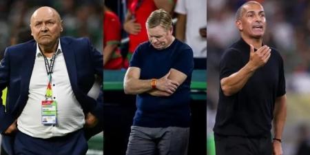 "نصف
دستة
مدربين"
في
قائمة
ضحايا
نتائج
كأس
العالم
ما
"بين
الإقالة
والاستقالة"