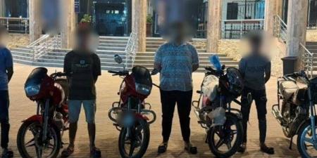 استعراضات بالدراجات النارية في زفاف بالمحلة تنتهي بضبط 5 سائقين