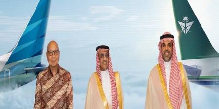 الخطوط السعودية وطيران جارودا إندونيسيا توسعان شراكتهما لتعزيز شبكة الربط الجوي