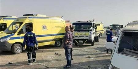إصابة 3 أشخاص في حادث تصادم على طريق "القاهرة ـ الفيوم"