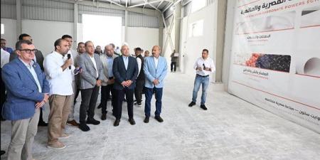 رئيس الوزراء يفتتح مصنع "وايت ستون إيجيبت للتعدين" باستثمارات 5 ملايين دولار أمريكي