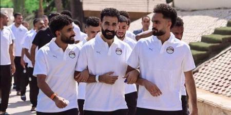 جولة للاعبي منتخب مصر في فندق الإقامة قبل لقاء أنجولا الليلة