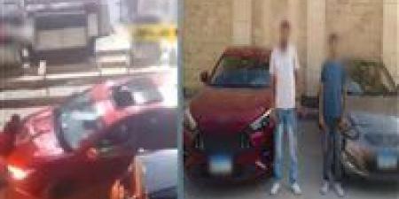 أولوية المرور تشعل مشاجرة بين قائدي سيارتين بالجيزة.. والشرطة تضبط الطرفين