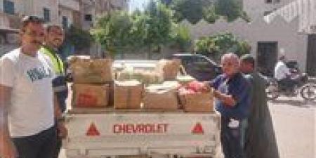 "تموين قنا وسلامة الغذاء" يضبطان 775 كيلو لانشون و114 علبة جبن شيدر في حملة رقابية مكبرة بنجع حمادي