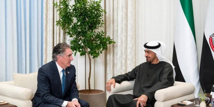 محمد بن زايد يبحث العلاقات مع رئيس المجلس الوطني الأمريكي للطاقة