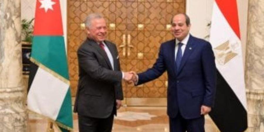 الرئيس السيسى وملك الأردن يجددان رفضهما لكل الانتهاكات والممارسات التعسفية ضد الشعب الفلسطينى