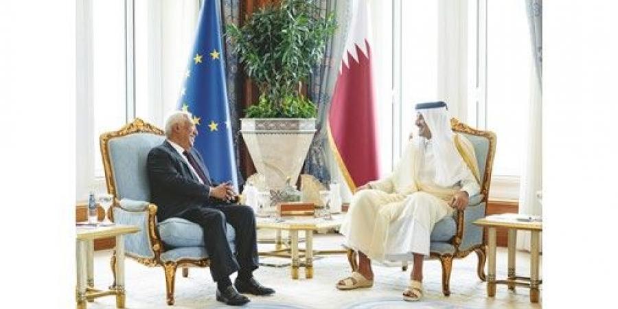 أمير
قطر
وولي
العهد
السعودي
يبحثان
مع
رئيس
المجلس
الأوروبي
مستجدات
الأوضاع
في
المنطقة
وأمن
الملاحة
الدولية