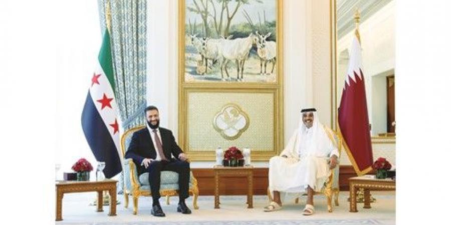 أمير
قطر
وولي
العهد
السعودي
يبحثان
مع
الرئيس
السوري
مستجدات
الأوضاع
وانعكاساتها
على
أمن
المنطقة
واستقرارها