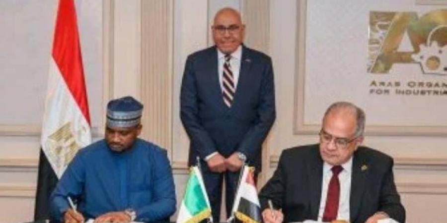العربية للتصنيع توقع مذكرة تفاهم مع شركة نيجيرية لتعزيز التعاون فى الصناعات الدفاعية