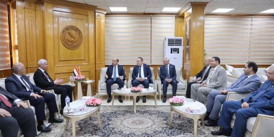محافظ المنيا ورئيس الجامعة يستقبلان وزير التعليم العالي والبحث العلمي في رحاب جامعة المنيا