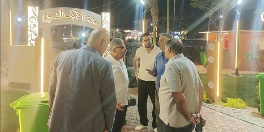 محافظ الدقهلية يتفقد حديقة كوكب الشرق بالمنصورة وسط إقبال من الأسر والأطفال