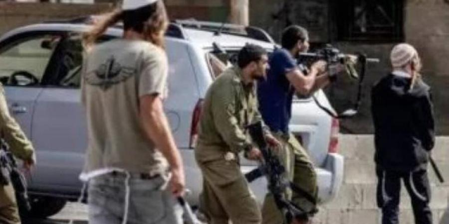 مواجهات بين فلسطينيين ومستوطنين فى قرية المغير شمال شرق رام الله