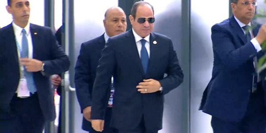 السيسي يصل مقر القمة التنسيقية الثامنة للاتحاد الأفريقي لمنتصف العام