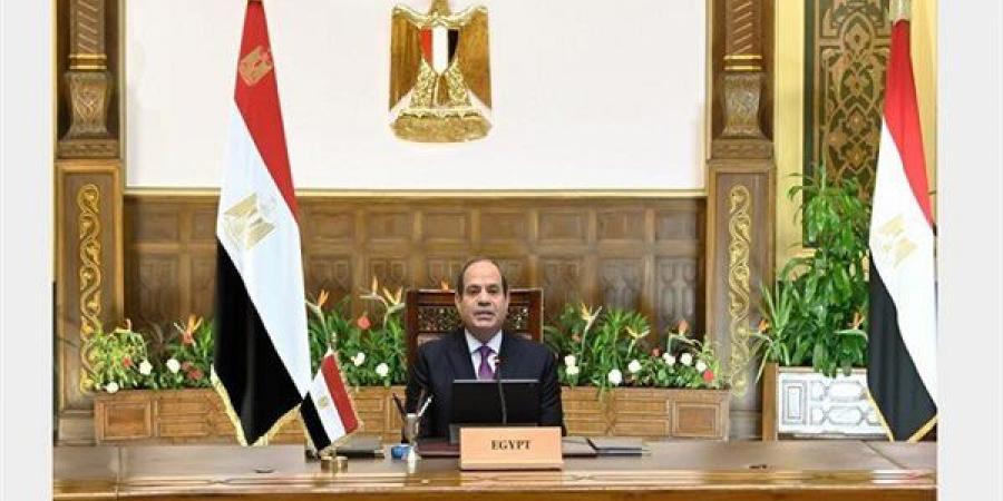 السيسي: مستمرون في الدفع بالحل السياسي للأزمة السودانية لإنهاء الحرب ورفع المعاناة الإنسانية