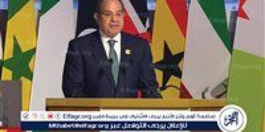ننشر أبرز رسائل الرئيس السيسي خلال الاجتماع التنسيقي الثامن للاتحاد الأفريقي.. من التكامل الأفريقي وإدارة المياه إلى تفعيل التجارة الحرة وإعادة الإعمار