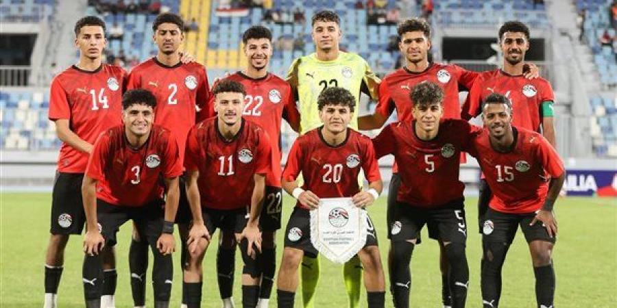 موعد مباراة منتخب مصر للشباب أمام الجزائر والقناة الناقلة