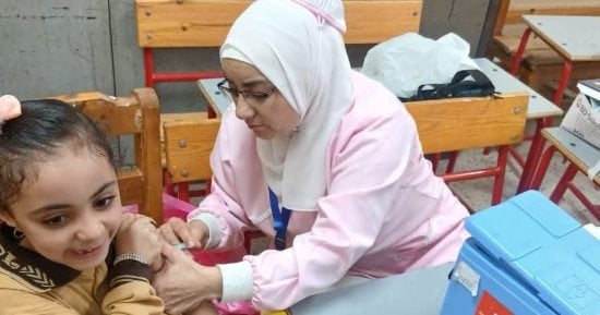 انطلاق الحملة القومية للتطعيم ضد الحصبة والحصبة الألمانية بالإسماعيلية