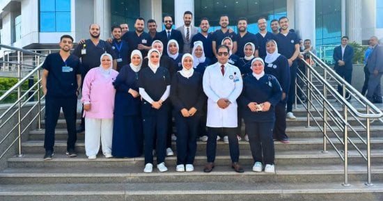 4 حالات دقيقة ومعقدة فى القسطرة المخية خلال يوم واحد بمجمع الإسماعيلية الطبى