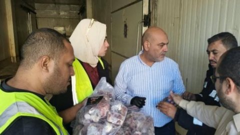 ضبط 2 طن لحوم مجمدة منتهية الصلاحية في القناطر الخيرية بحملة بيطرية