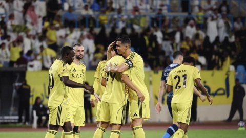 النصر يعبر الدرعية بثلاثية في الدوري السعودي روشن