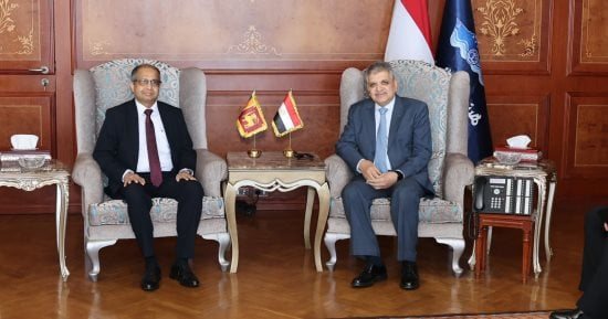 أسامة ربيع يبحث مع سفير سريلانكا تعزيز التعاون فى الصناعة البحرية والخدمات اللوجستية