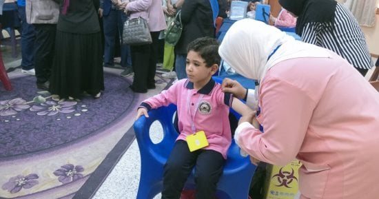 520 ألف طفل مستهدفون بحملة التطعيم ضد الحصبة والحصبة الألمانية فى أسيوط