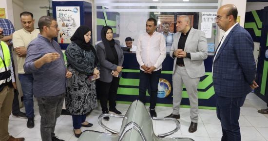 رئيس مياه الغربية يتفقد فرع بسيون ويتابع مستوى الخدمات المقدمة للمواطنين