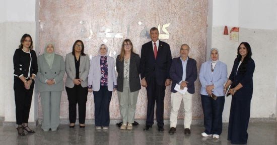 جامعة بنها تستقبل وفد «كانتربري كريست تشيرش» البريطانية