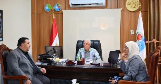 رئيس مياه القناة يستقبل مستشار رئيس الوزراء لمتابعة المشروعات القومية
