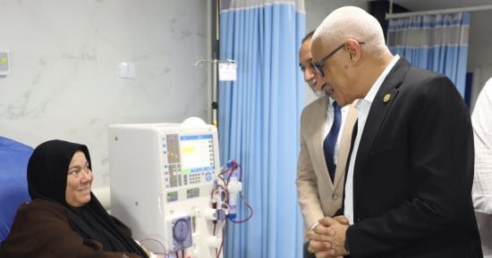 محافظ شمال سيناء يفتتح وحدة الغسيل الكلوي بمستشفى العريش العام