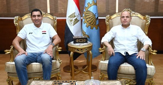 محافظ الغربية يستقبل وزير الشباب والرياضة في مستهل جولة افتتاح ومتابعة بعض المنشآت