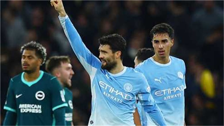 موعد مباراة مانشستر سيتي ضد برايتون في الدوري الإنجليزي والقنوات الناقلة