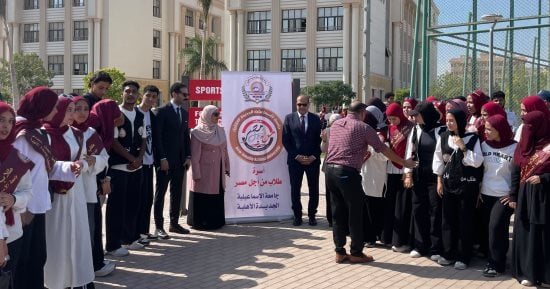 جامعة الإسماعيلية الأهلية تختتم احتفالات أكتوبر بيوم مفتوح لأسرة «طلاب من أجل مصر»
