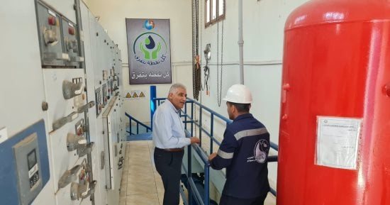 رئيس مياه سوهاج يتفقد المحطات ويؤكد على أهمية تحسين الخدمات للجمهور