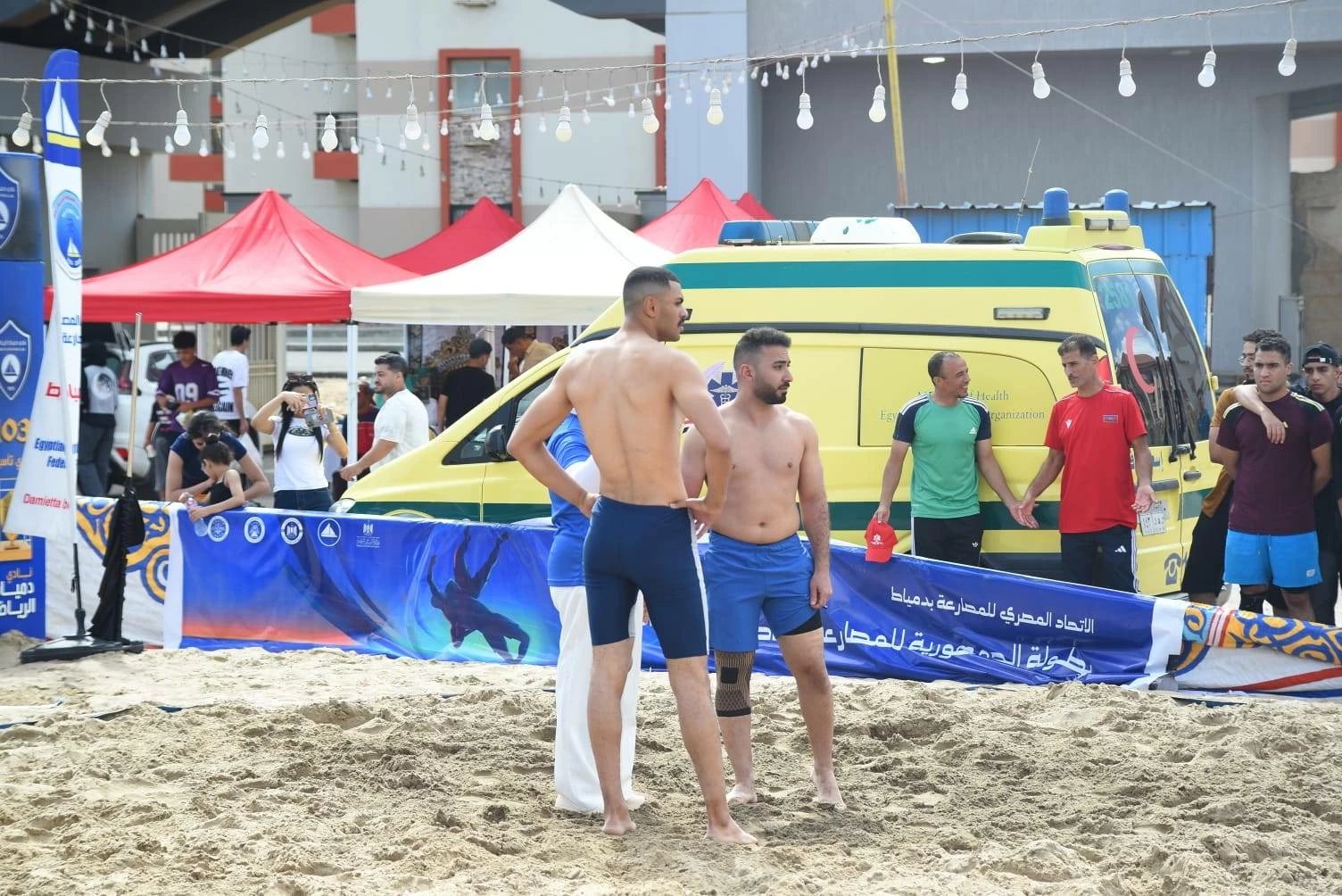 بـ 6 ميداليات للجمهورية.. أبطال أسيوط يفوزون ببطولة المصارعة الشاطئية في رأس البر