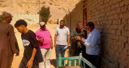 معاينة 15 حالة لتقنين أراضي أملاك الدولة بساقلتة.. وتوجيه هام من محافظ سوهاج