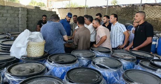 حملة مكبرة لاستكمال حصر المنشآت الصناعية المخالفة على بحر فيديمين بالفيوم