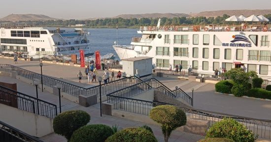 أجواء مستقرة فى أسوان مع استمرار تدفق الأفواج السياحية
